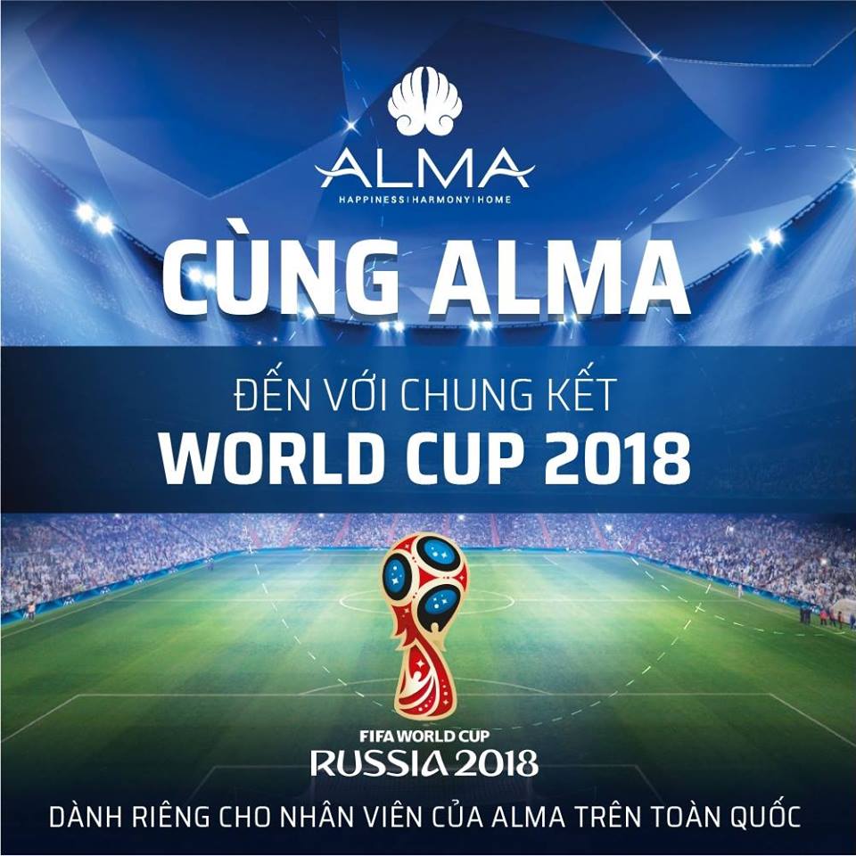 Cùng ALMA thực hiện Giấc mơ tới Chung kết World Cup 2018